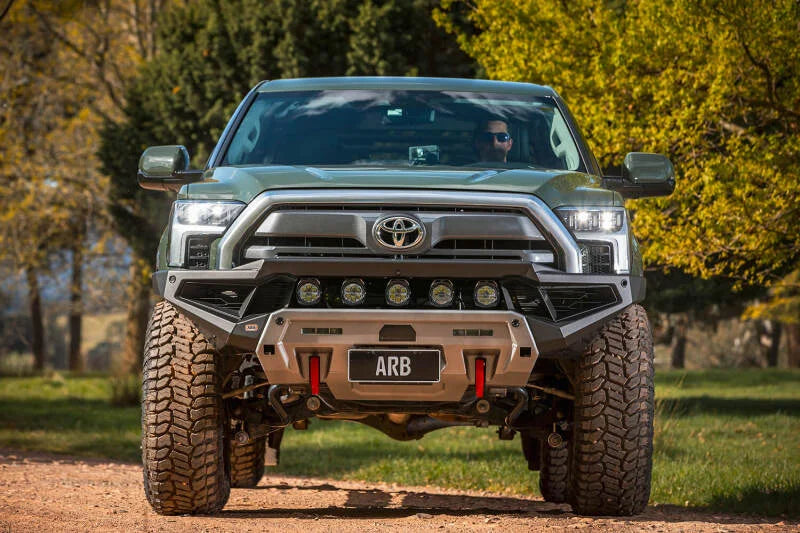 ARB 2022+ Toyota Tundra Zenith Front Bumper - Winch (w/o Fit Kit) - Back View