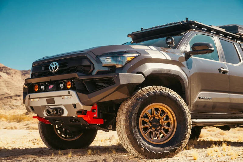 ARB 2024+ Toyota Tacoma Zenith Winch Bar - TXT Black - Side View