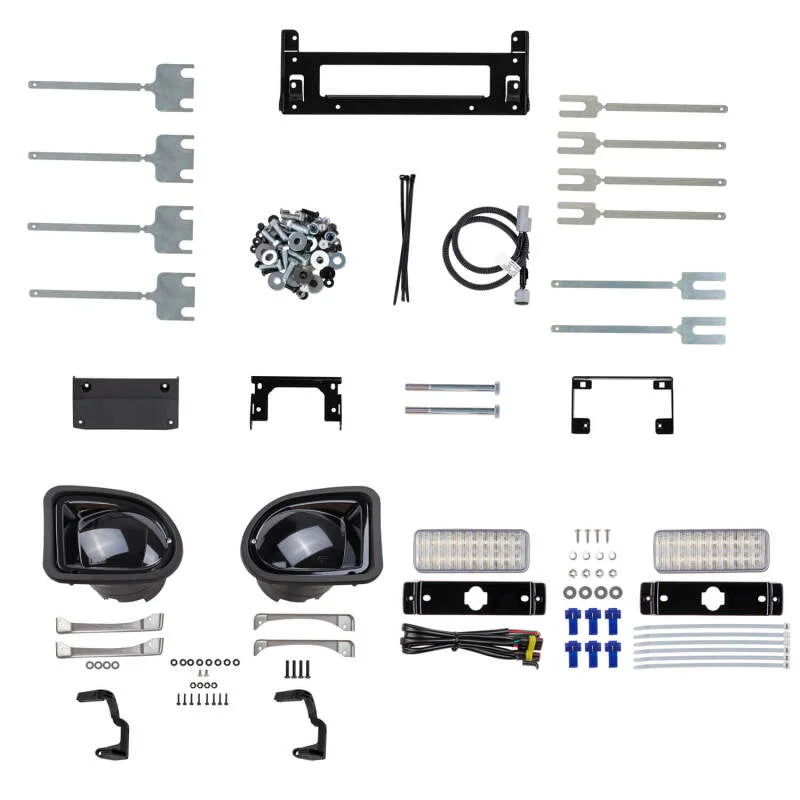 ARB 22+ Toyota LC 76/78/79 Winch Bar w/ AF20 8-10 Safety Sensor - Back View