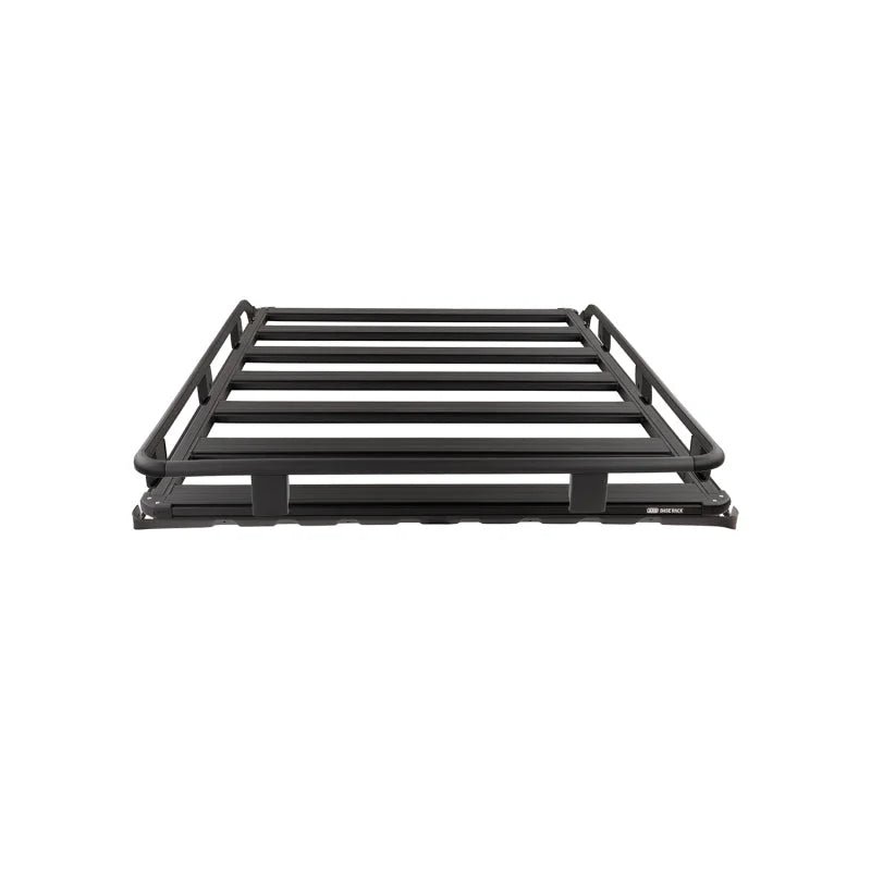 ARB 72in x 51in BASE Rack with Mount Kit Deflector and 3/4 Rails - Side View