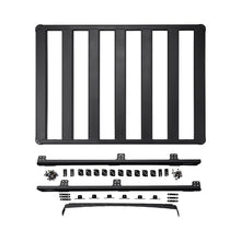 Load image into Gallery viewer, ARB 72in x 51in BASE Rack with Mount Kit Deflector and Trade Rails - Side View