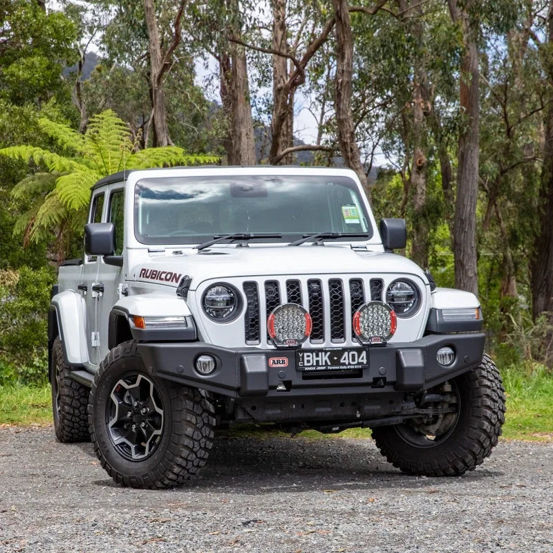ARB 87-96 Jeep Wrangler YJ/ 97-06 Jeep Wrangler TJ Multi-fit Winch Bumper - Back View