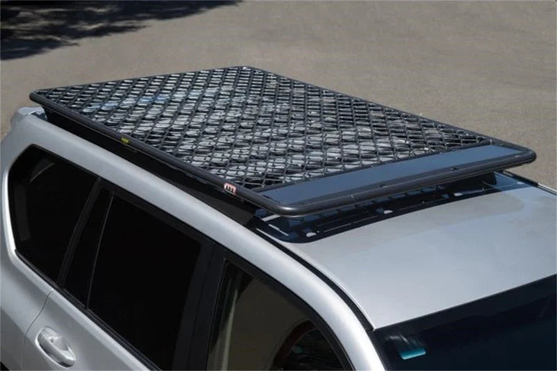 ARB Alum Flat Rack Mesh 2200X1120mm 87X44 - Side View