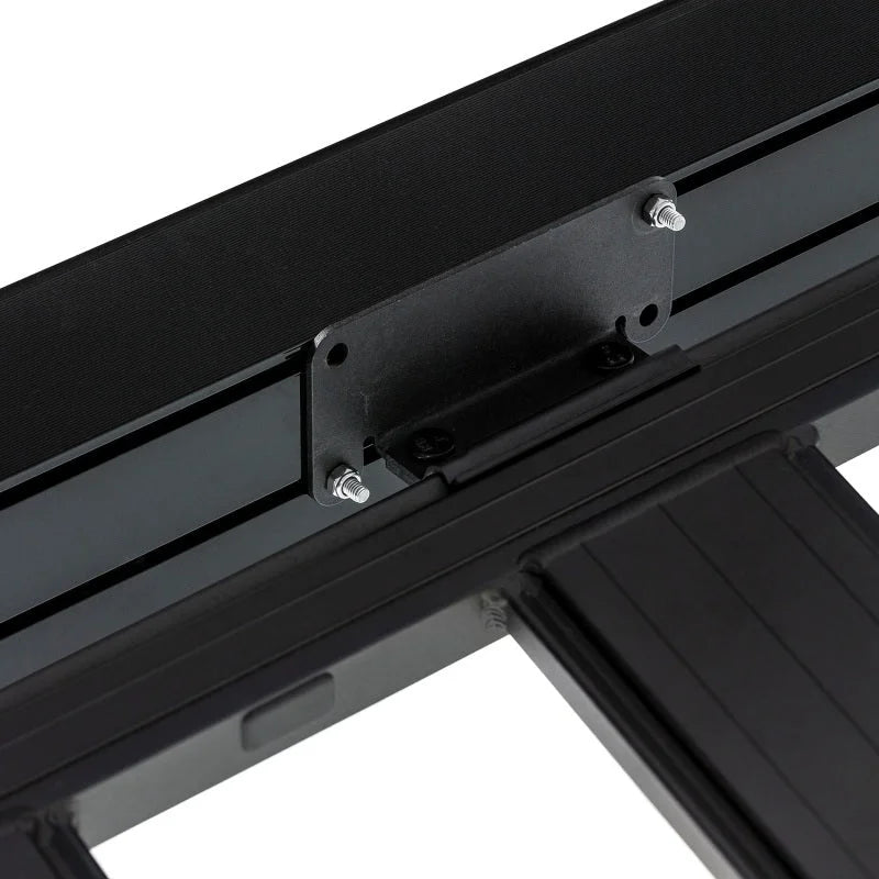 ARB Aluminum Awning, Black Frame, 8.2FT x 8.2FT, Installed with LED Light Strip - Additional View 5