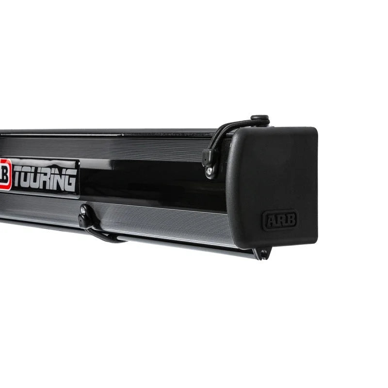 ARB Aluminum Awning, Black Frame, 8.2FT x 8.2FT, Installed with LED Light Strip - Additional View 6