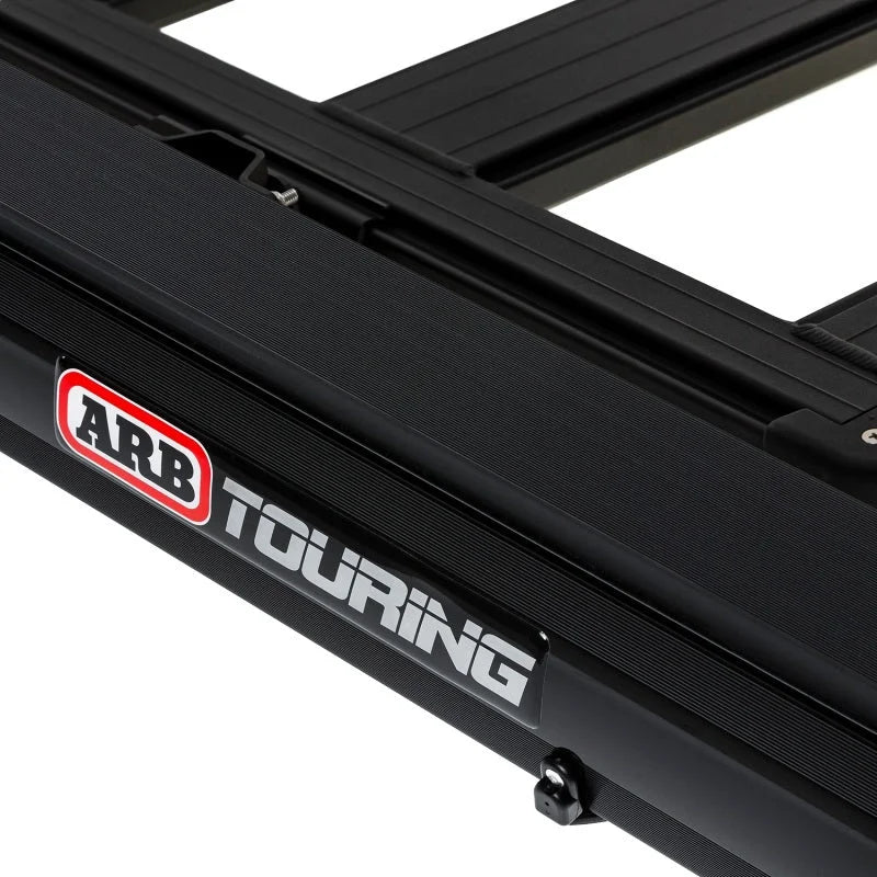 ARB Aluminum Awning, Black Frame, 8.2FT x 8.2FT, Installed with LED Light Strip - Additional View 7