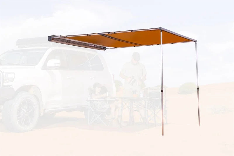 ARB Aluminum Awning Kit w/ Light 8.2ft x 8.2ft Includes Light Installed - Side View