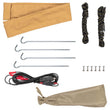 Load image into Gallery viewer, ARB Aluminum Awning Kit w/ Light 8.2ft x 8.2ft Includes Light Installed - Additional View 8