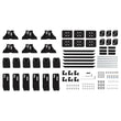Load image into Gallery viewer, ARB BASE Rack Gutter 6 Leg Kit H1 - For 1770010/30/40 - Side View