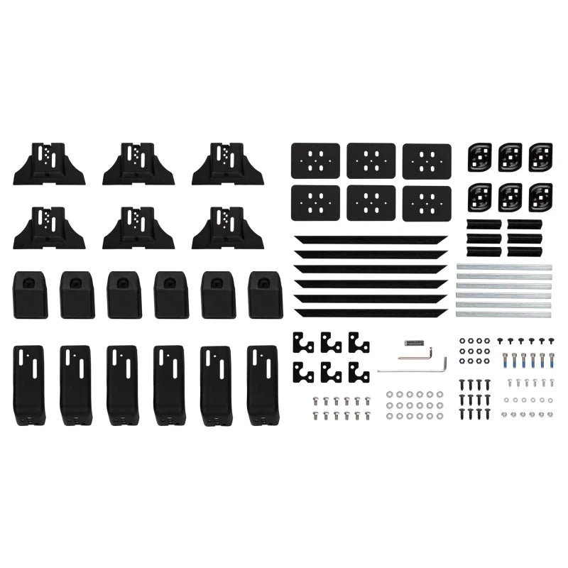 ARB BASE Rack Gutter 6 Leg Kit H1 - For 1770010/30/40 - Side View
