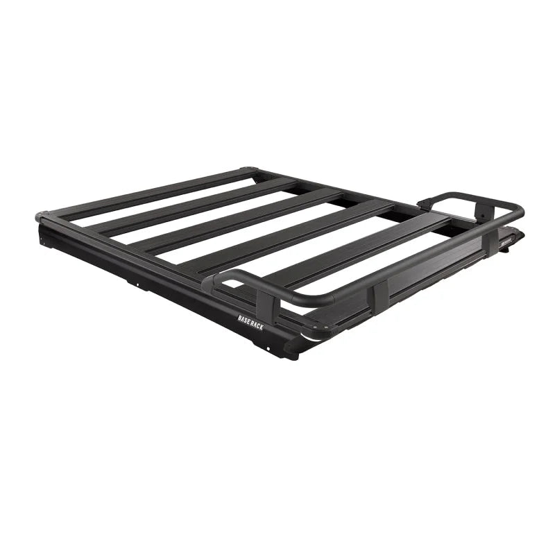 ARB BASE Rack Kit 61in x 51in with Mount Kit Deflector and Front 1/4 Rails - Back View