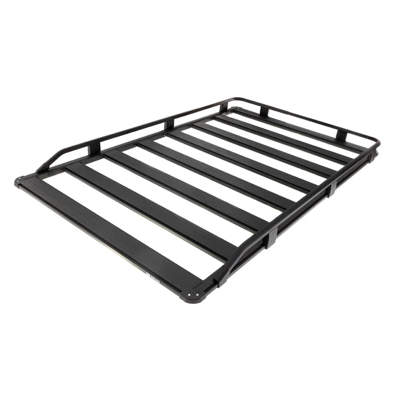ARB BASE Rack Kit 84in x 51in with Mount Kit Deflector and Front 3/4 Rails - Side View