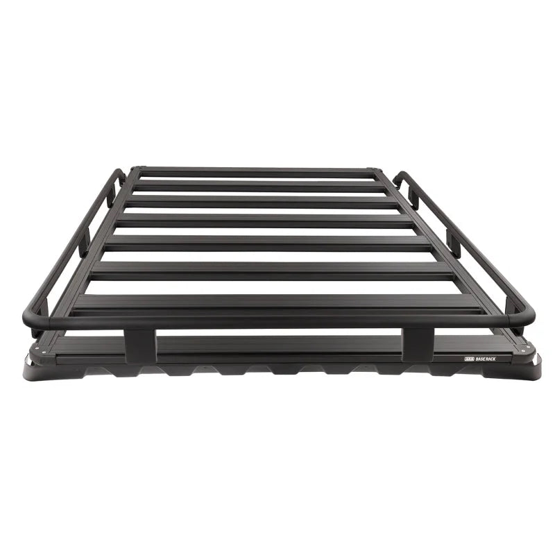 ARB BASE Rack Kit 84in x 51in with Mount Kit Deflector and Front 3/4 Rails - Back View