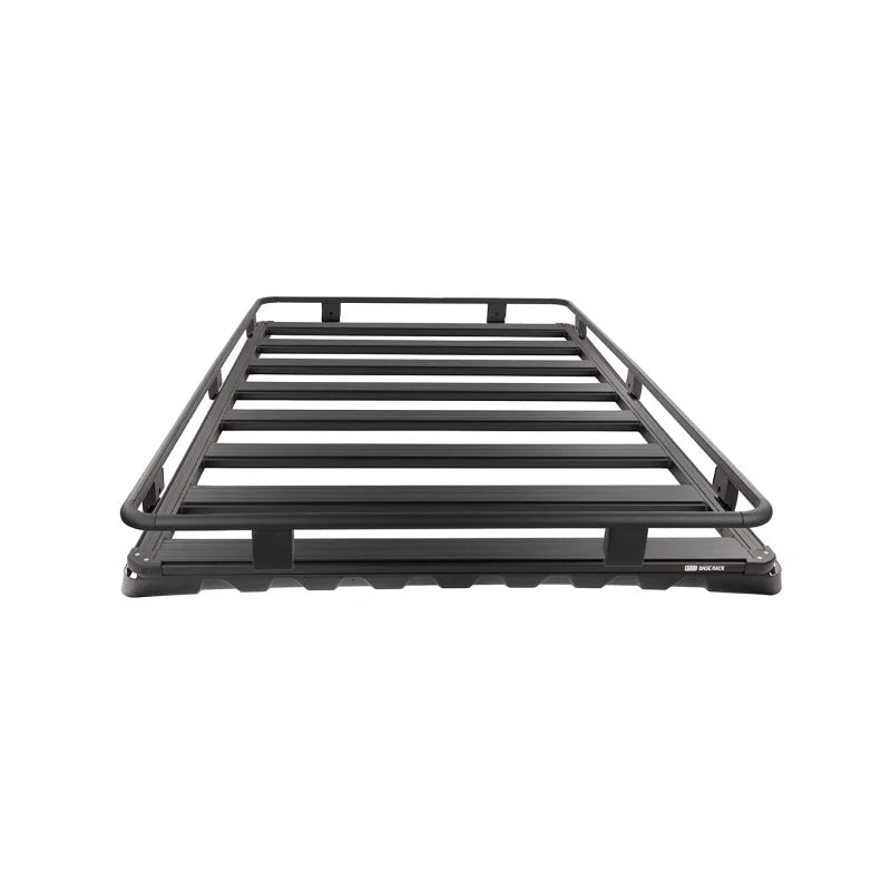 ARB BASE Rack Kit 84in x 51in with Mount Kit Deflector and Full (Cage) Rails - Side View