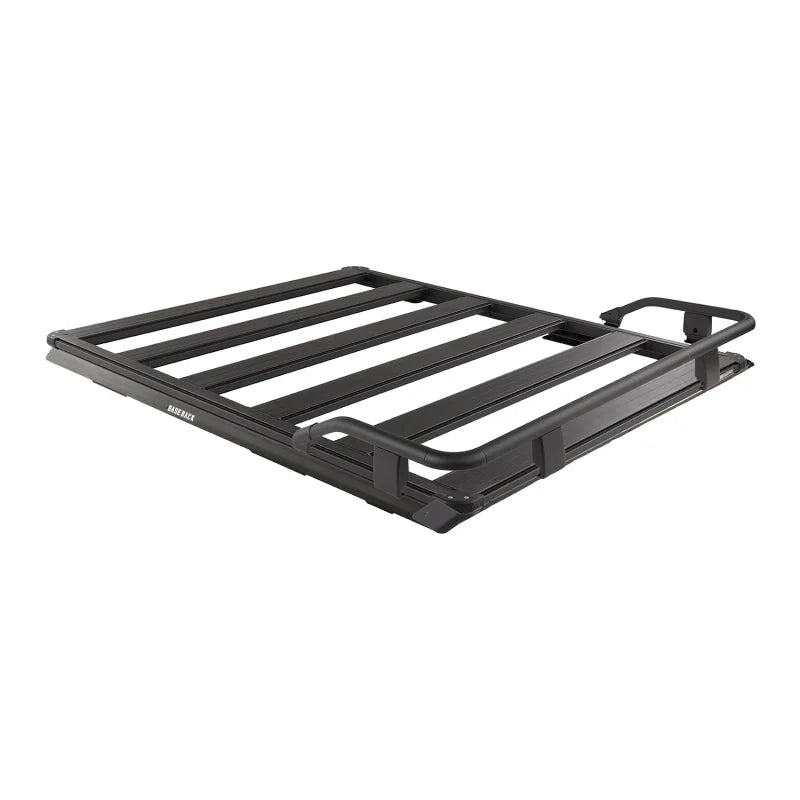 ARB Base Rack Kit Includes 61in x 51in Base Rack w/ Mount Kit Deflector and Front 1/4 Rails - Side View