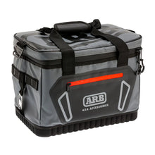 Load image into Gallery viewer, ARB Cooler Bag Charcoal w/ Red Highlights 15in L x 11in W x 9in H Holds 22 Cans - Main Product View