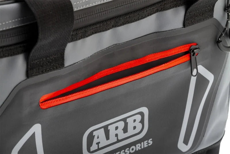 ARB Cooler Bag Charcoal w/ Red Highlights 15in L x 11in W x 9in H Holds 22 Cans - Additional View 5