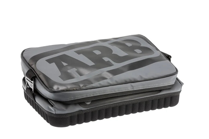 ARB Cooler Bag Charcoal w/ Red Highlights 15in L x 11in W x 9in H Holds 22 Cans - Additional View 11