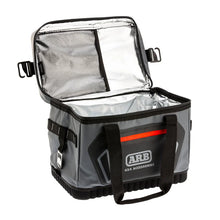 Load image into Gallery viewer, ARB Cooler Bag Charcoal w/ Red Highlights 15in L x 11in W x 9in H Holds 22 Cans - Additional View 14