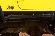 Load image into Gallery viewer, ARB Deluxe Rock Rails Rocker Guards Tj Swb All - Installation View