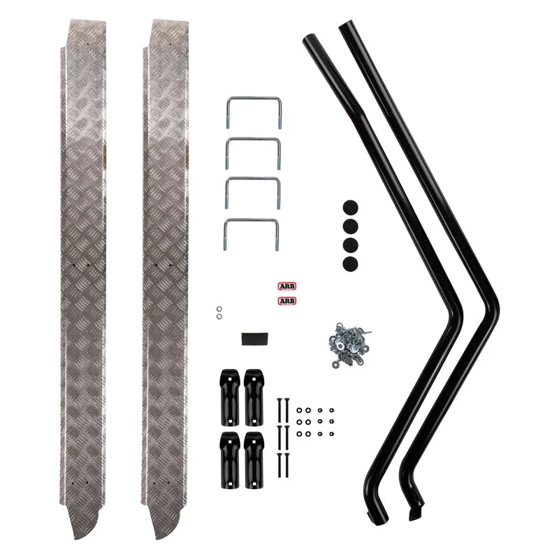 ARB Deluxe Side Rail & Step 80Ser No Flr - Side View