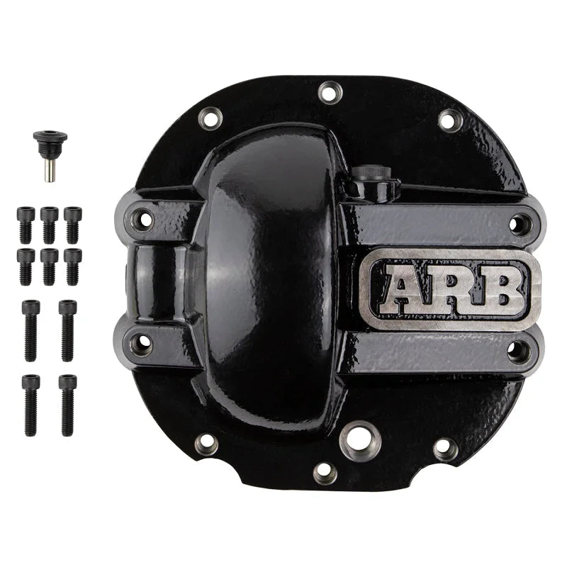 ARB Diff Cover Blk Ford 8.8 - Side View
