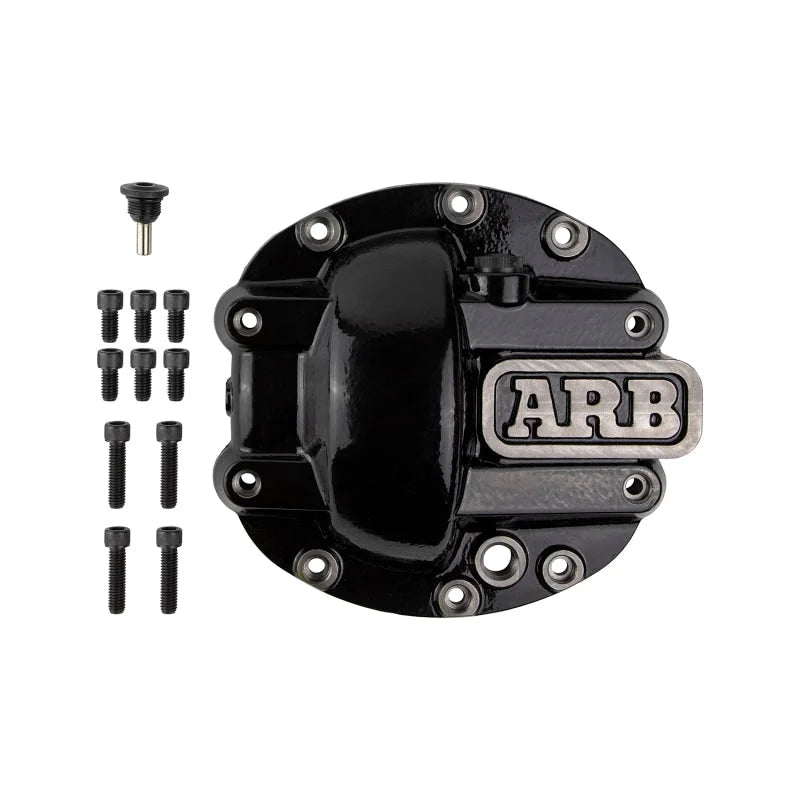 ARB Diff Cover D30 Blk - Back View