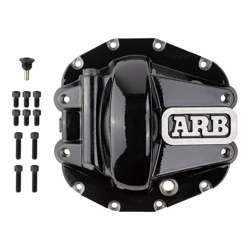 ARB Diff Cover Jl Ruibcon Or Sport M220 Rear Axle Black - Back View