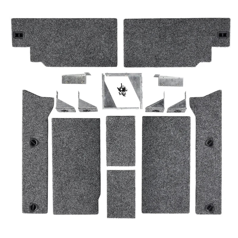 ARB Drawer Fitting Kit 19-20 Ford Ranger SuperCrew (Incl Side & Extension Floor Kit) - Side View