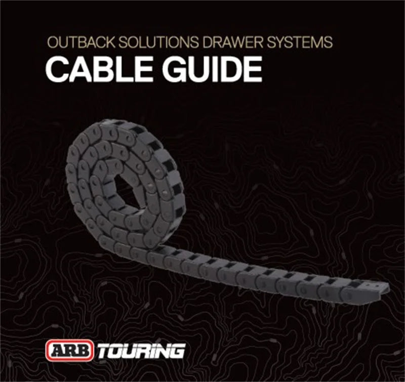 ARB Drawer Fridge Cable Guide - Installation View