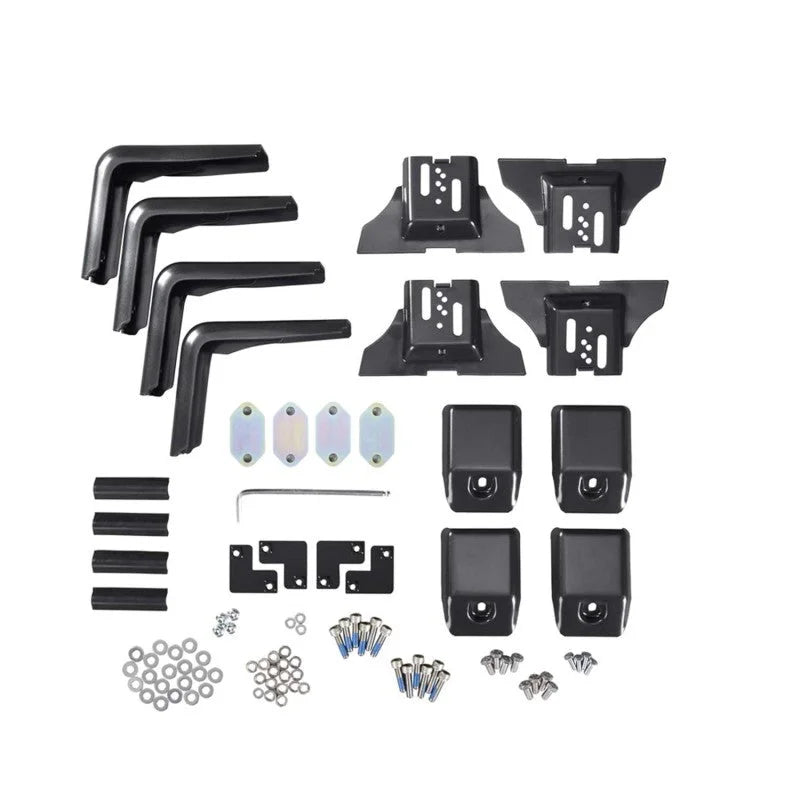 ARB F/Kit Roofrack Ht 2 4 Tall Legs 1100mm - Back View