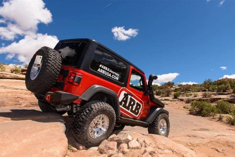 ARB Jeep Wrangler JL 2-Door Rock Sliders - Installation View