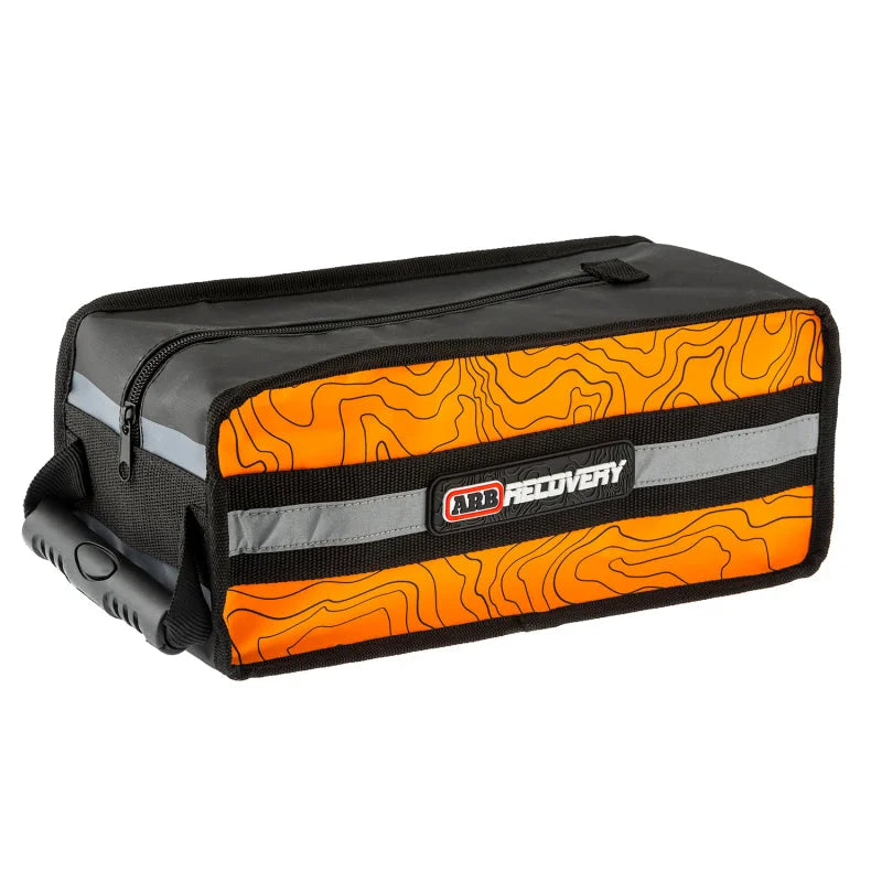 ARB Micro Recovery Bag Orange/Black Topographic Styling PVC Material - Side View