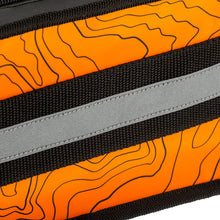 Load image into Gallery viewer, ARB Micro Recovery Bag Orange/Black Topographic Styling PVC Material - Back View