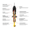 Load image into Gallery viewer, ARB / OME Nitrocharger Plus Shock 2015+ Mitsubishi Triton - Rear - Side View
