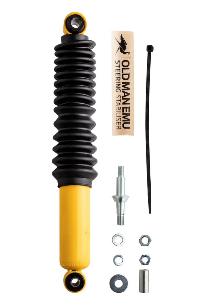 ARB / OME Steering Damper Jeep-W/Dust Boot - Side View