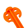 Load image into Gallery viewer, ARB Orange Supergrip Sandpegs (14.6 Inches) - Pack of 4 - Installation View