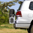 Load image into Gallery viewer, ARB Rear Bar 200 Series Blk 2007 To 10/15 (Fit Kit NOT Included) - Back View