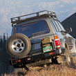Load image into Gallery viewer, ARB Rear Bar 3500Kg Blk 80 With T/Gate - Main Product View