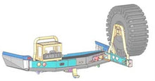 Load image into Gallery viewer, ARB Rear Bar 3500Kg Blk 80 With T/Gate - Installation View