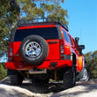 Load image into Gallery viewer, ARB Rear Bar Hummer H3 No Flr - Side View