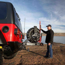 Load image into Gallery viewer, ARB Rear Bar Wheel Carrier Tj - Back View