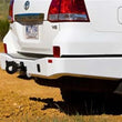 Load image into Gallery viewer, ARB Rear Protection Bar 200 Series Blk 2007 To 10/15 - Side View