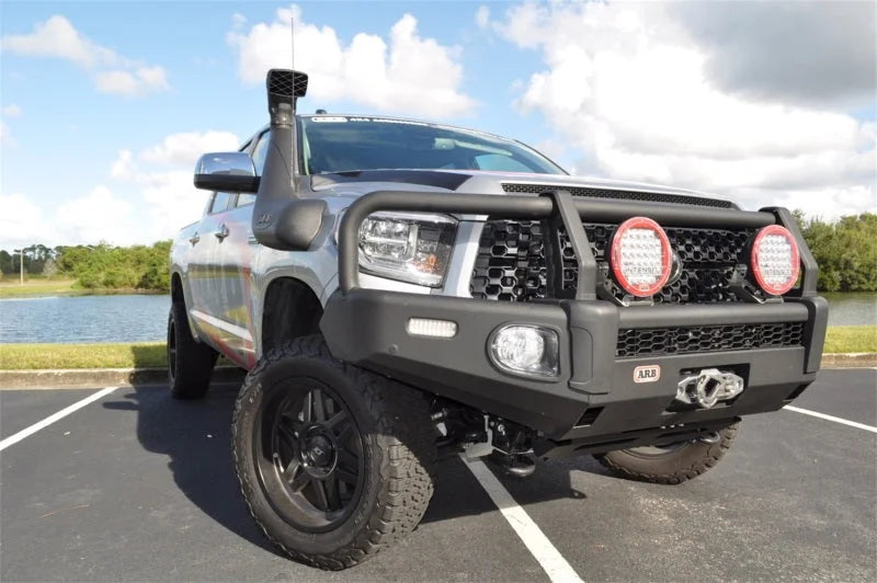 ARB Safari 4X4 Snorkel Vspec Toy Tundra 5.7L Pet 2014On - Back View