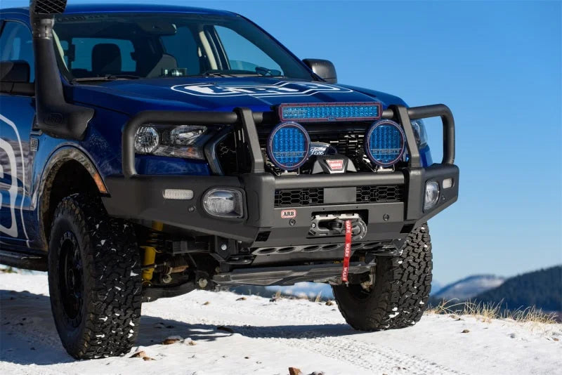 ARB Summit Bar Kit Textured Black Integrit Ford Ranger 19On (Fit Kit NOT Included) - Side View