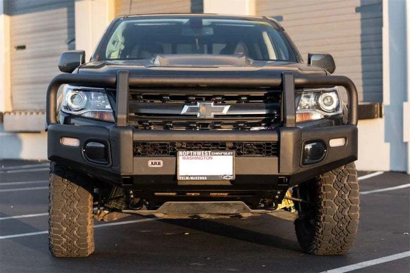 ARB Summit Bar Textured Black Integrit Chevy Colorado ZR2 15On (Fit Kit NOT Included) - Installation View