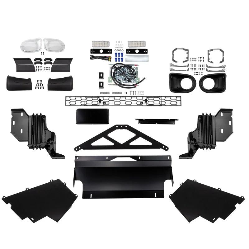 ARB Summit Bull Bar ARB w/ Bar Suit OE LED Fog 10/15ON 200 VX/Sahara (Fit Kit NOT Included) - Back View