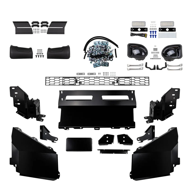 ARB Summit Combar ARB Fogii Blk Nb Hilux 15On (Fit Kit NOT Included) - Side View