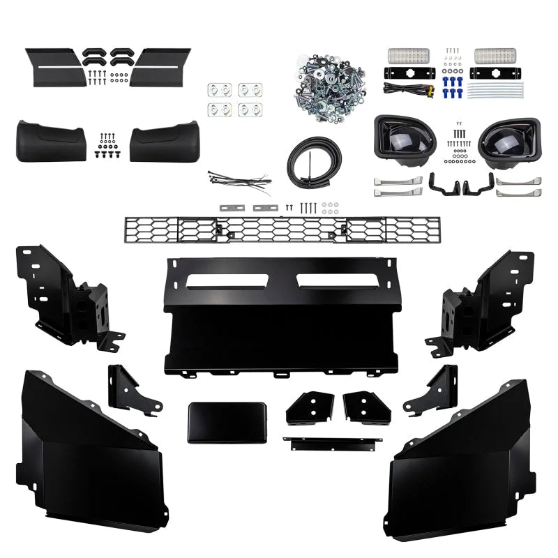 ARB Summit Combar ARB Fogii Blk Wb Hilux 15On (Fit Kit NOT Included) - Back View