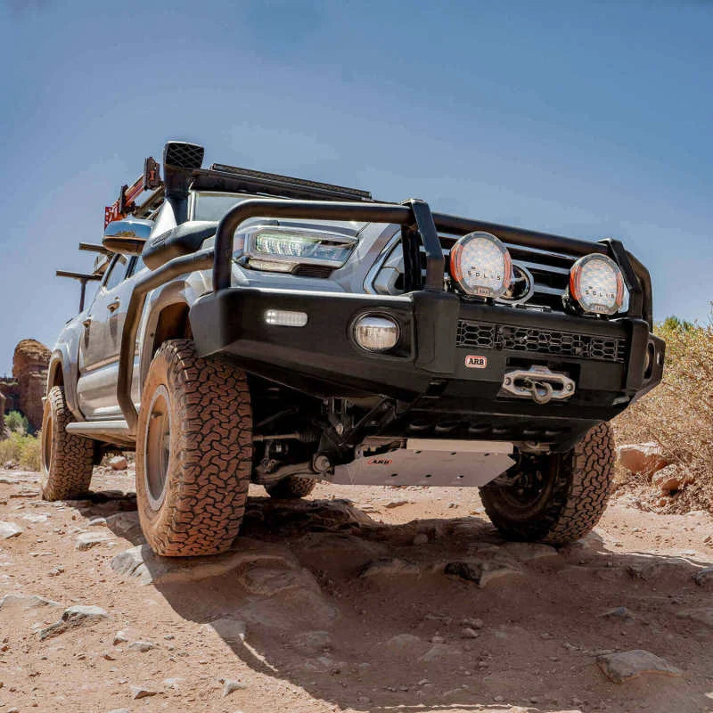 ARB Summit Combar Textured Fogii Tacoma w/ Camera Relocation Kit - Installation View